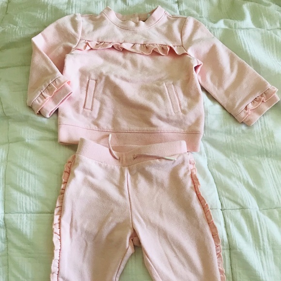 Janie and Jack girls jogger set - Picture 5 of 8